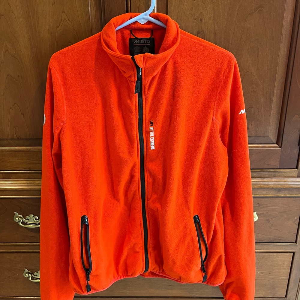 Musto Orange Fleece Jacket